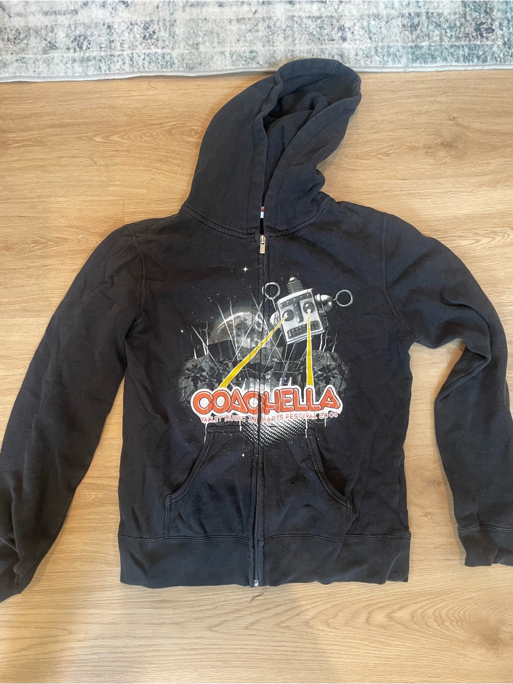 RARE Vintage Coachella 2008 Lineup zip up hoodie